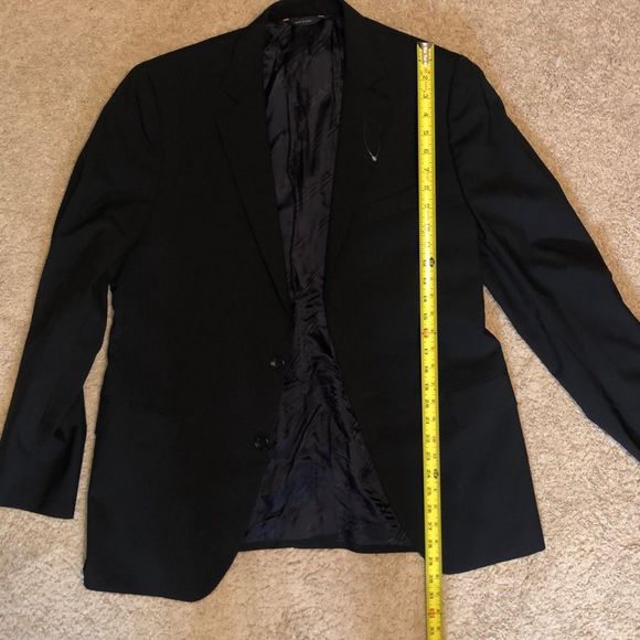 Brooks Brothers Traditional Fit Stretch Wool Two-Button 1818 Navy Blazer, Sz 42 - Picture 13 of 13